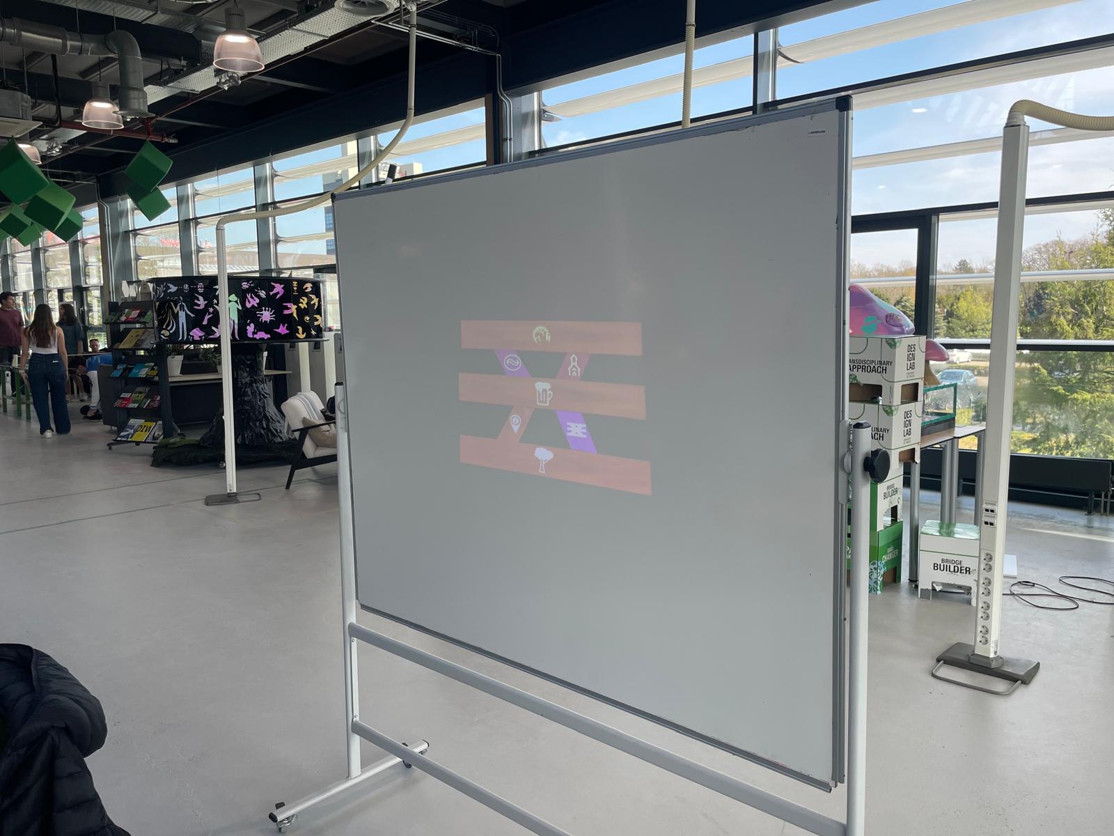 Image of the projection used as an overview of user progress