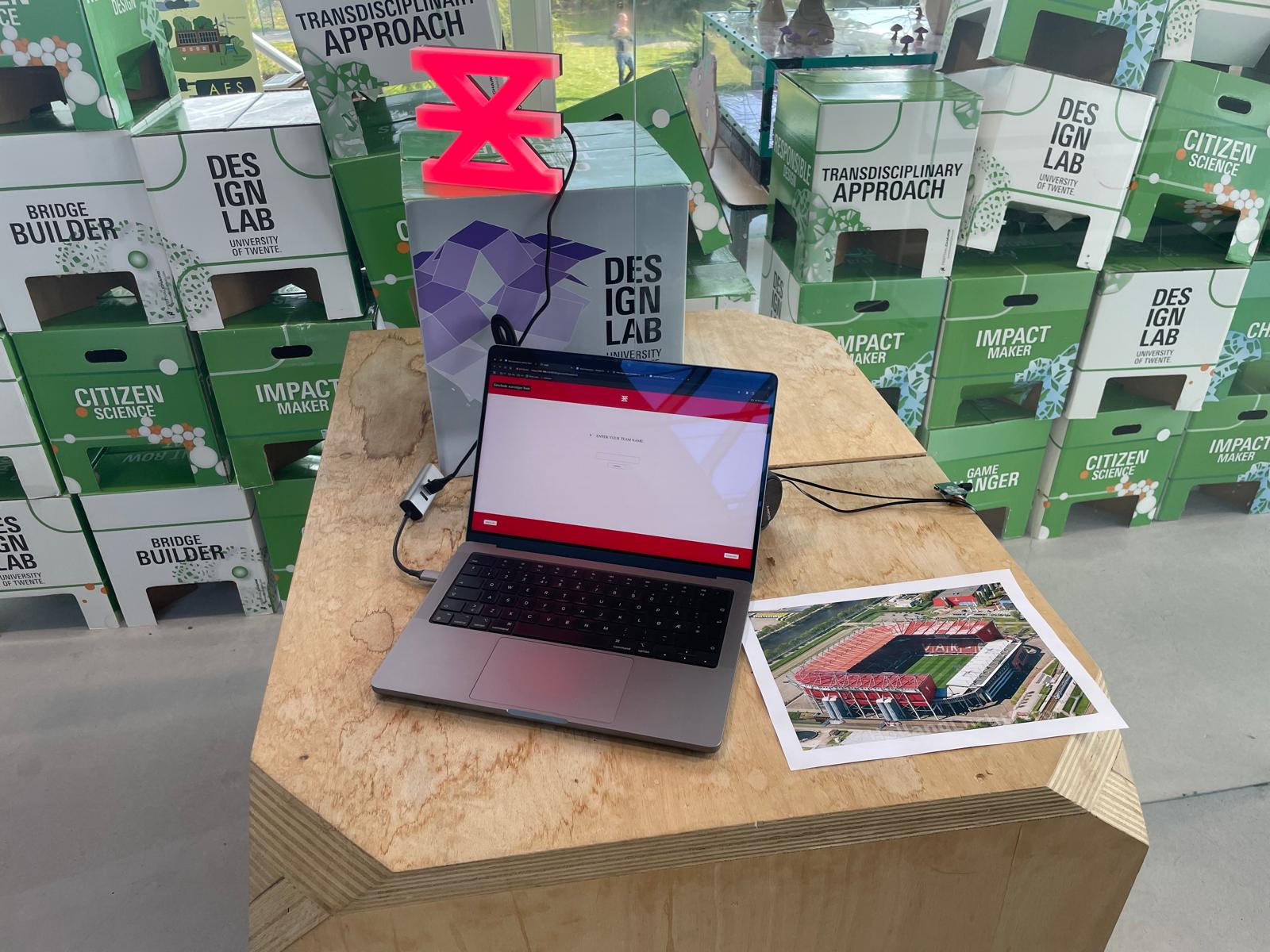 Image of the waypoints being used